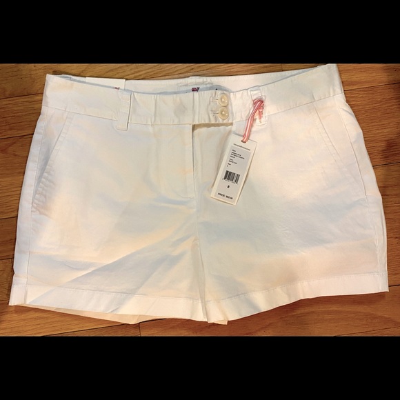 Vineyard Vines Dayboat Shorts NWT White size 8, 3 1/2” Inseam. - Picture 2 of 8